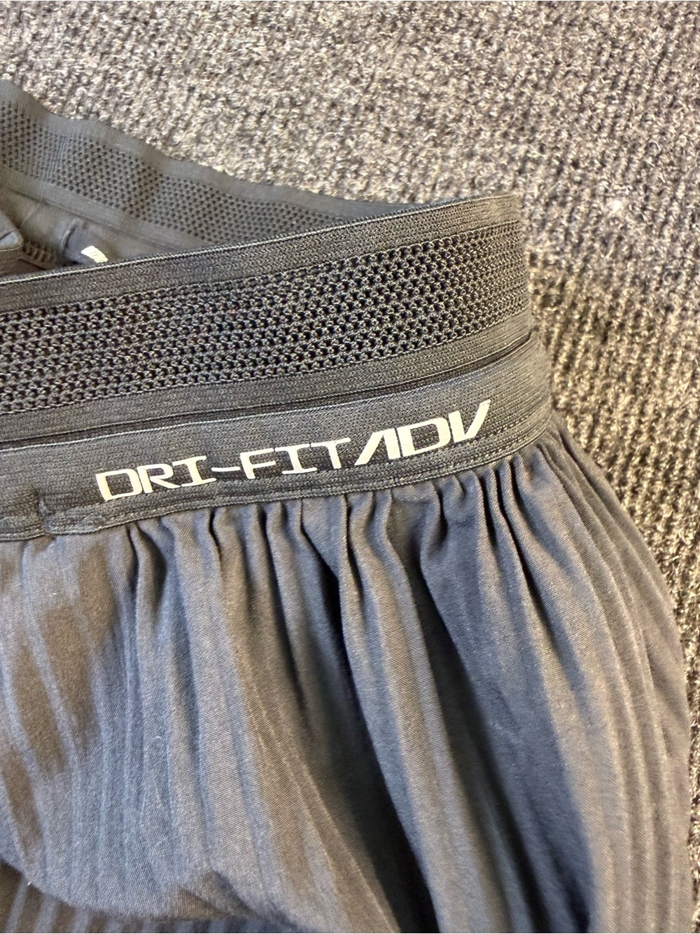 Nike Black Athletic Racing Shorts with White Swoosh women’s small - Picture 14 of 16